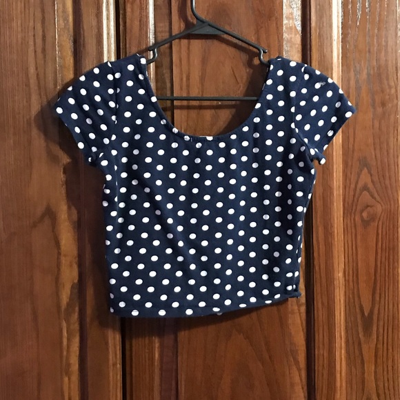 Polka dot crop top - Picture 2 of 2